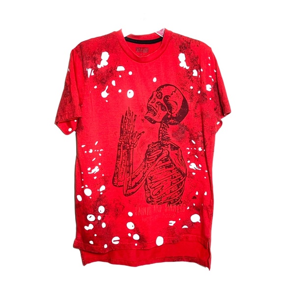 Encrypted Supply Company Graphic Skull T-Shirt - Picture 2 of 11